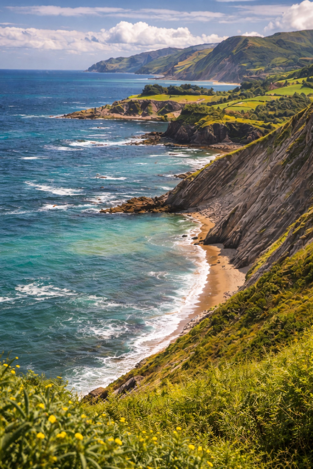 Outdoor charcoal grills in Getaria harbor Spain