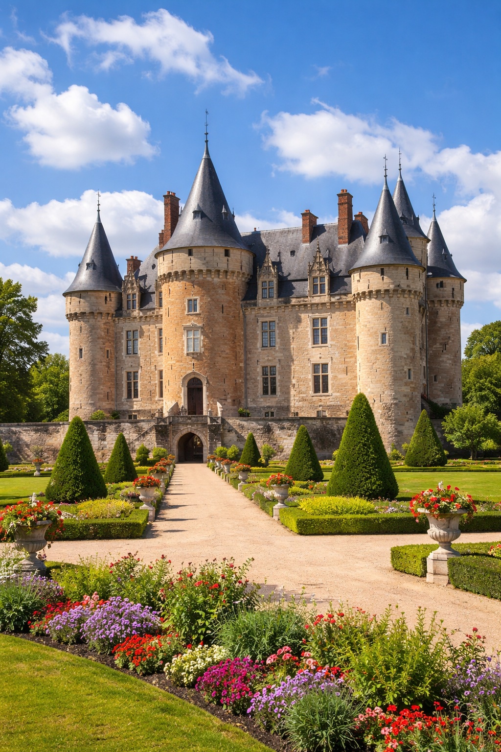 Chateau de Saint-Brisson medieval castle near Gien for a romantic weekend getaway
