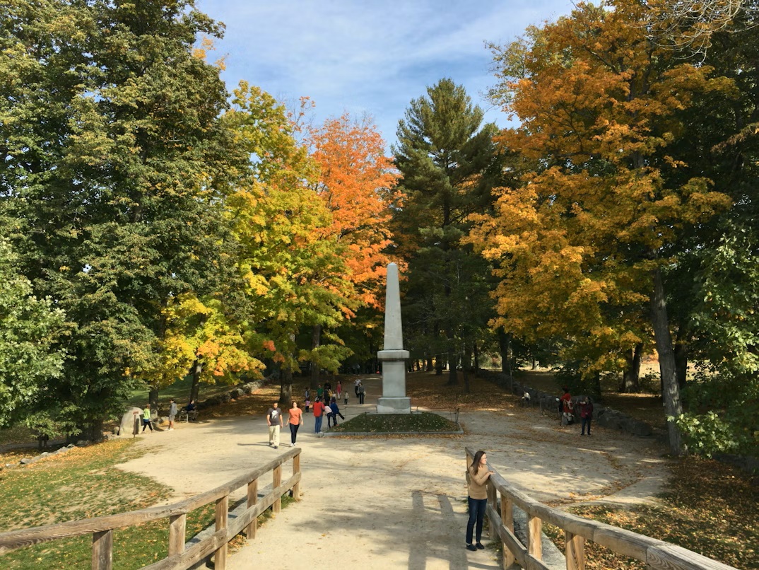 Historic streets of Concord, Massachusetts, known for literary landmarks and colonial architecture