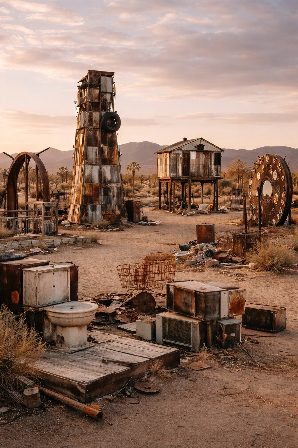 Hidden gems between LA and Palm Springs: Outdoor art at Noah Purifoy Museum