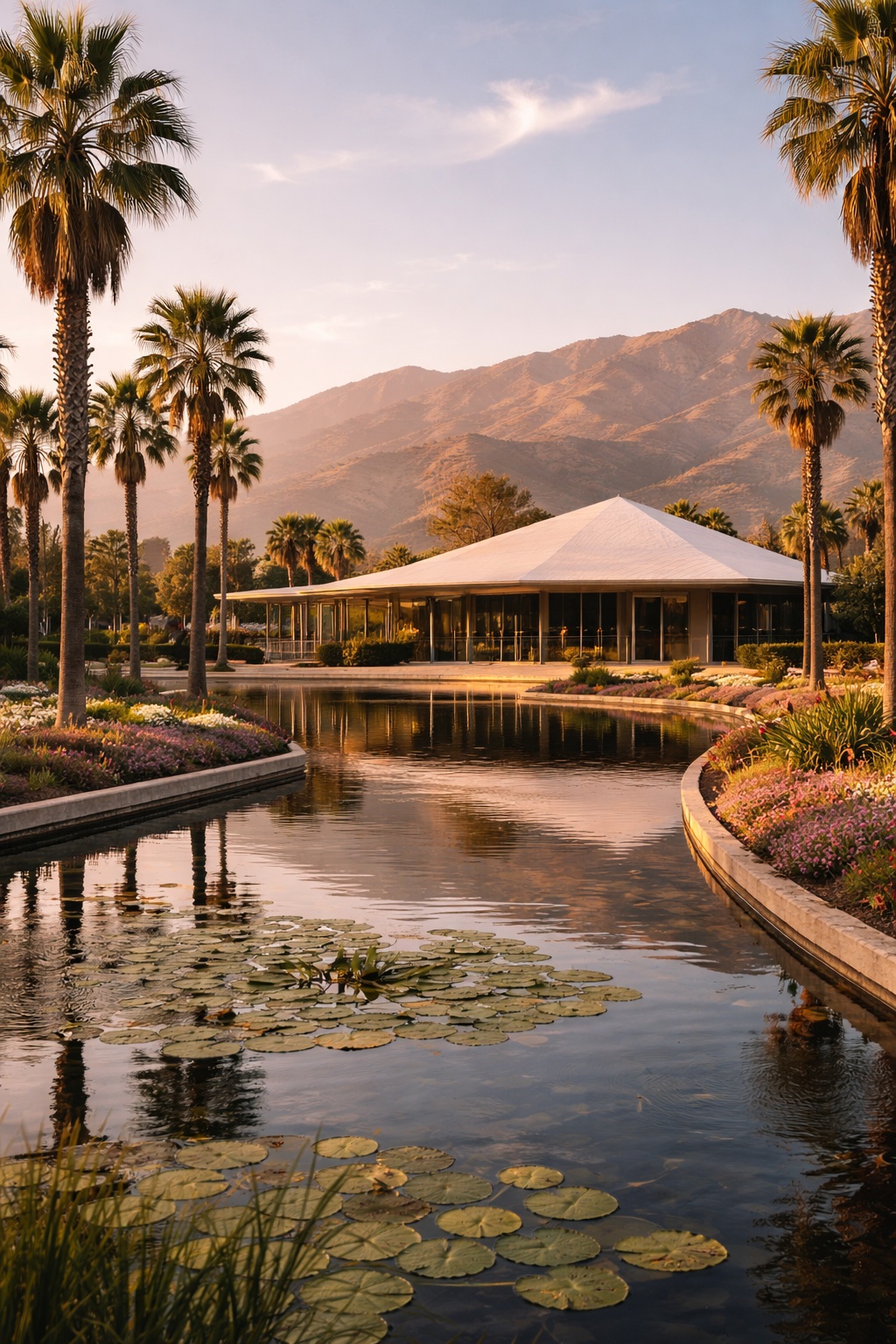 Mid-century modern architecture tour: The Sunnylands Estate garden in Rancho Mirage